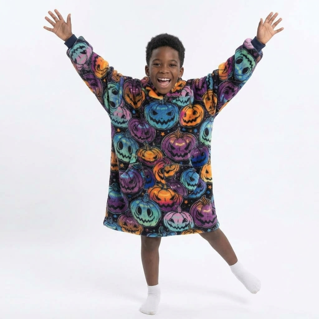 Le Sweat-Plaid Cocooning à Capuche