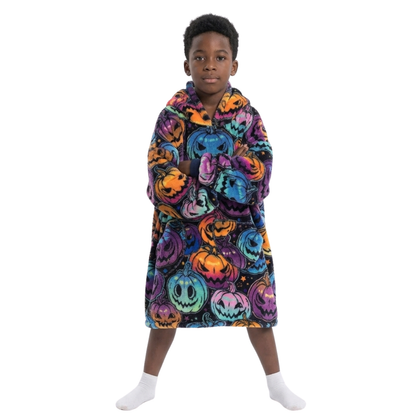 Le Sweat-Plaid Cocooning à Capuche