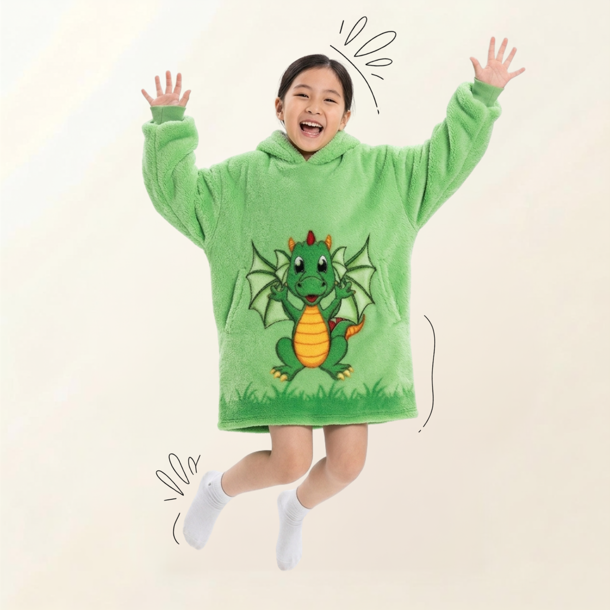 Le Sweat-Plaid Cocooning à Capuche