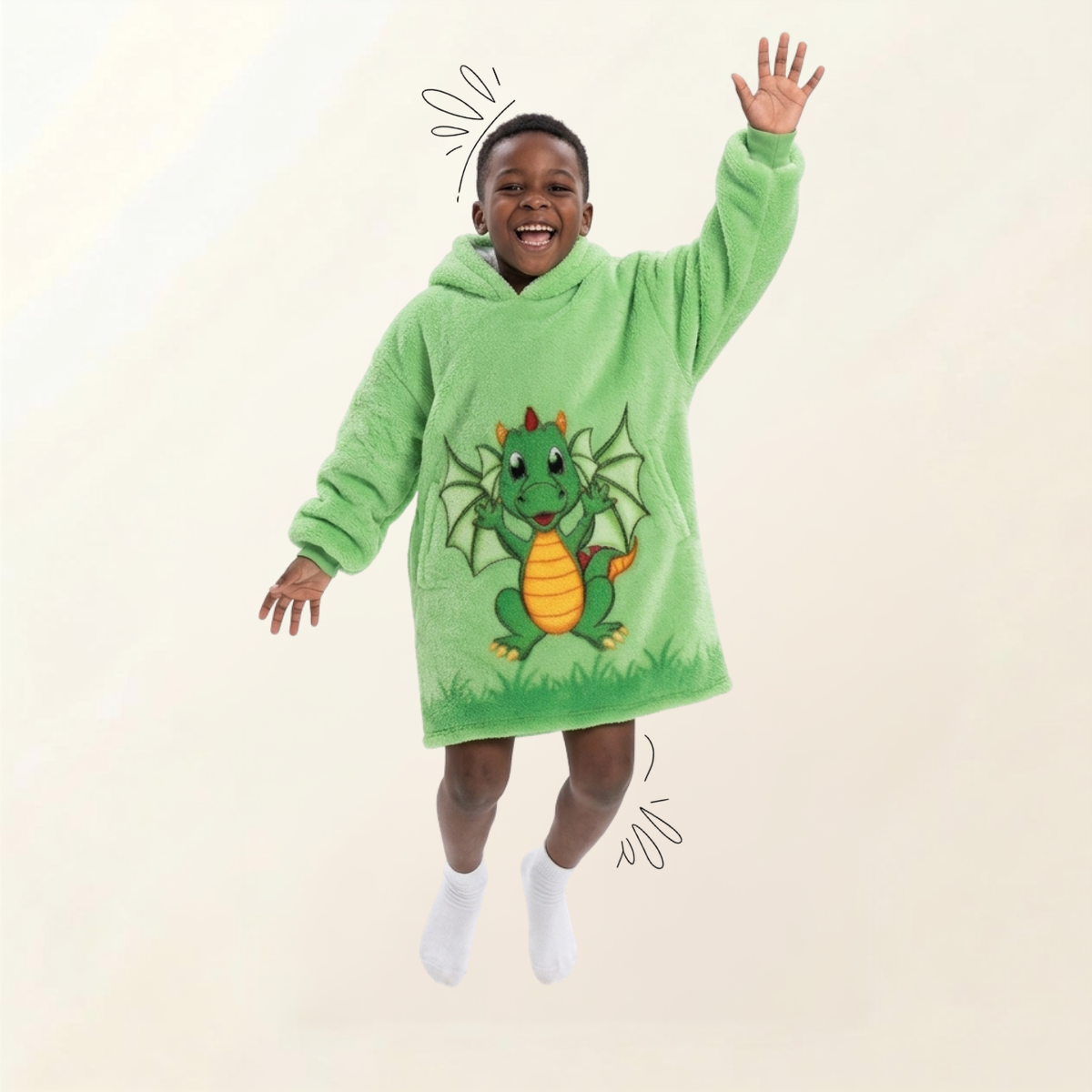 Le Sweat-Plaid Cocooning à Capuche